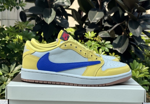Travis Scott x Air Jordan 1 Low Canary  DZ4137-700  36-48.5   M120